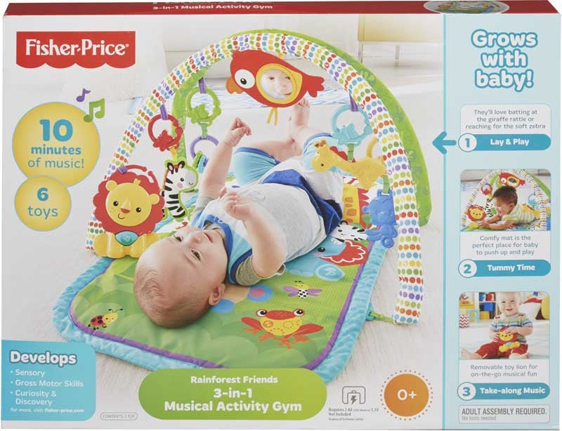 fisher price 3 in 1 musical activity gym