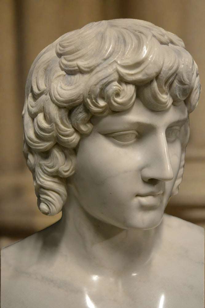 Marble Sculpture by Sculptured Arts Studio / Antinous Finely Finished