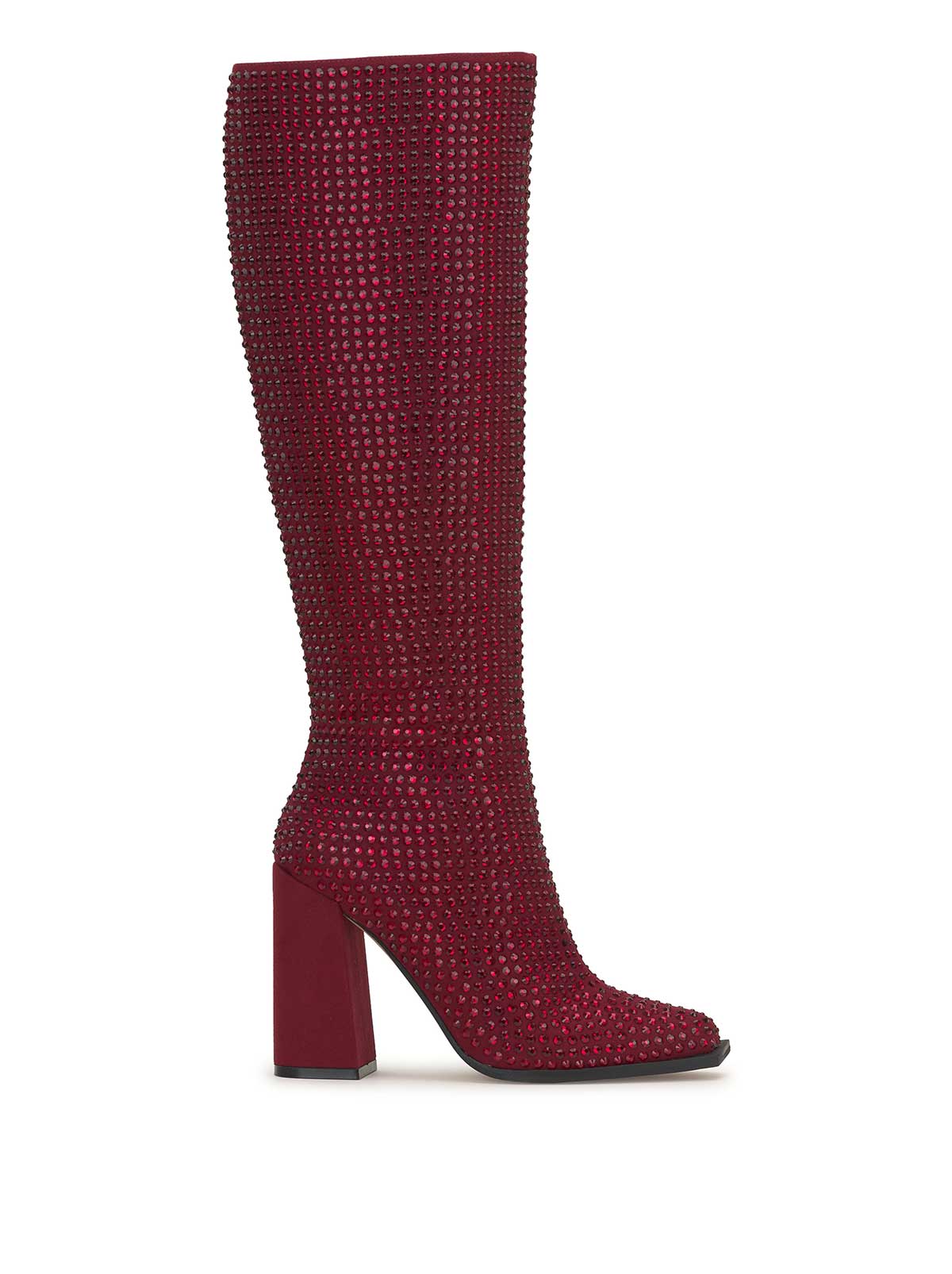 Image of Lovelly Embellished Boot in Malbec