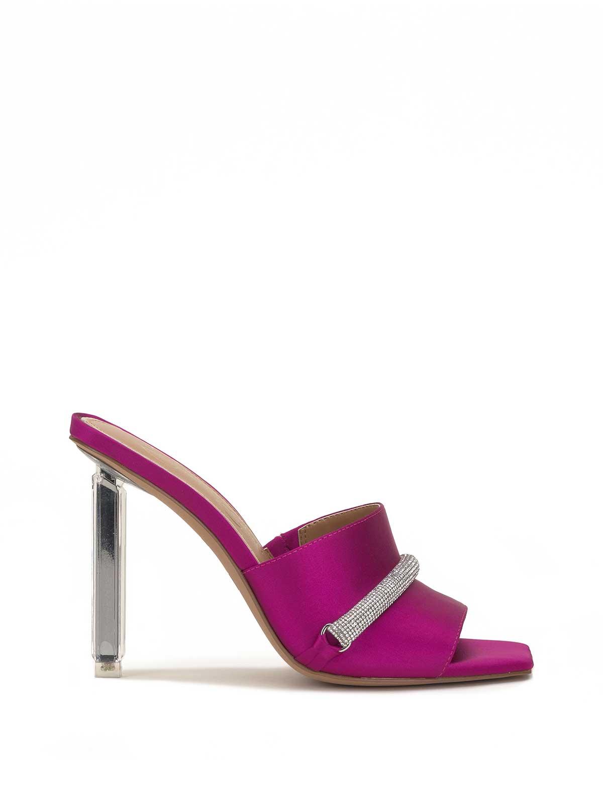 Image of Piaria High Heel Sandal in Berry Blast