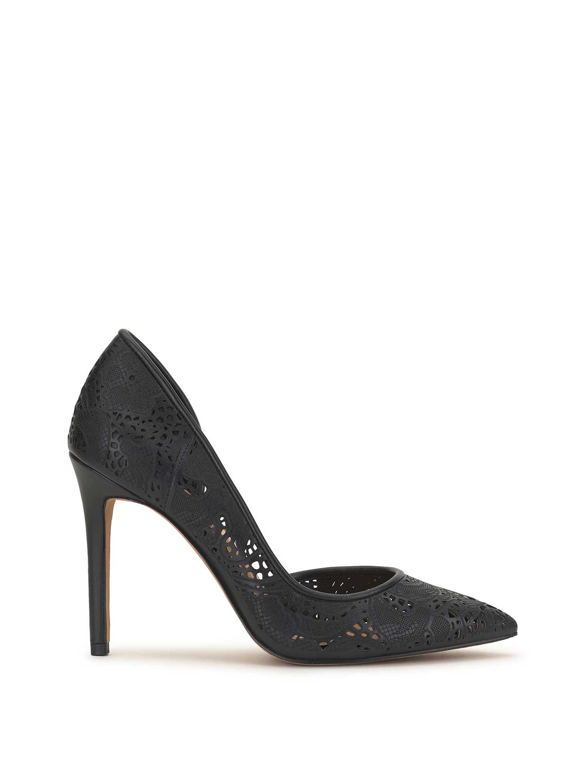 Image of Prizma D'Orsay Pump in Black Lace