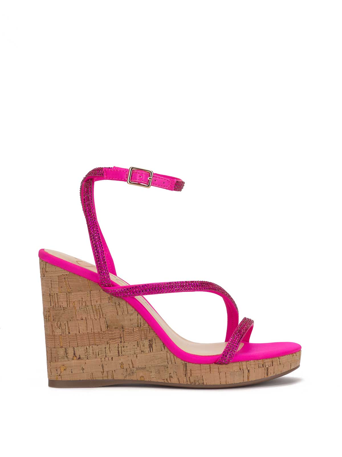 Image of Tenley Embellished Wedge in Valley Pink