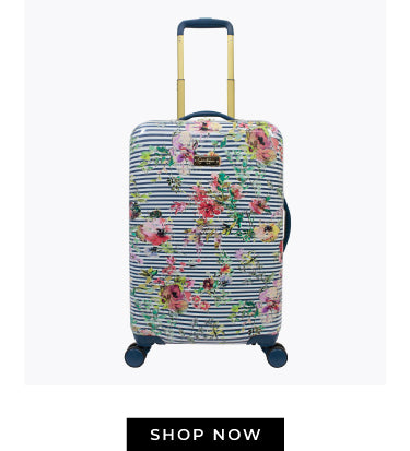 French Floral Stripe 20 Spinner Carry On Product