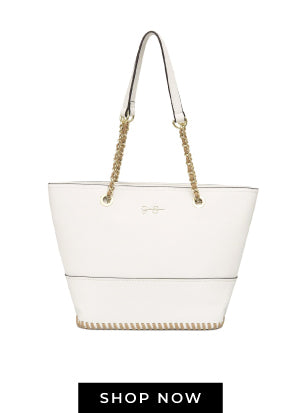 Sonia Tote White Pecan