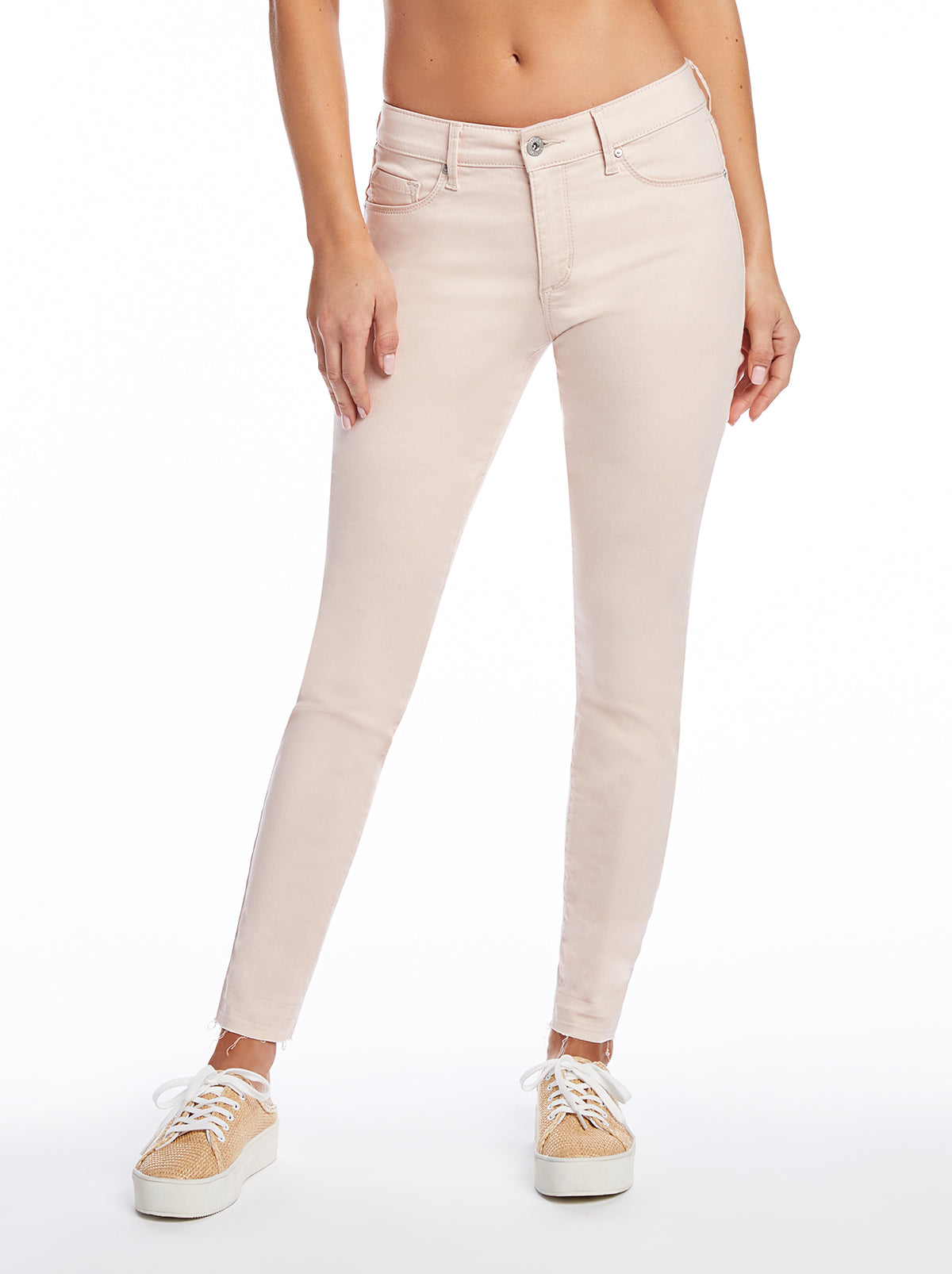 Kiss Me Ankle Skinny Jeans in Peach Blush – Jessica Simpson