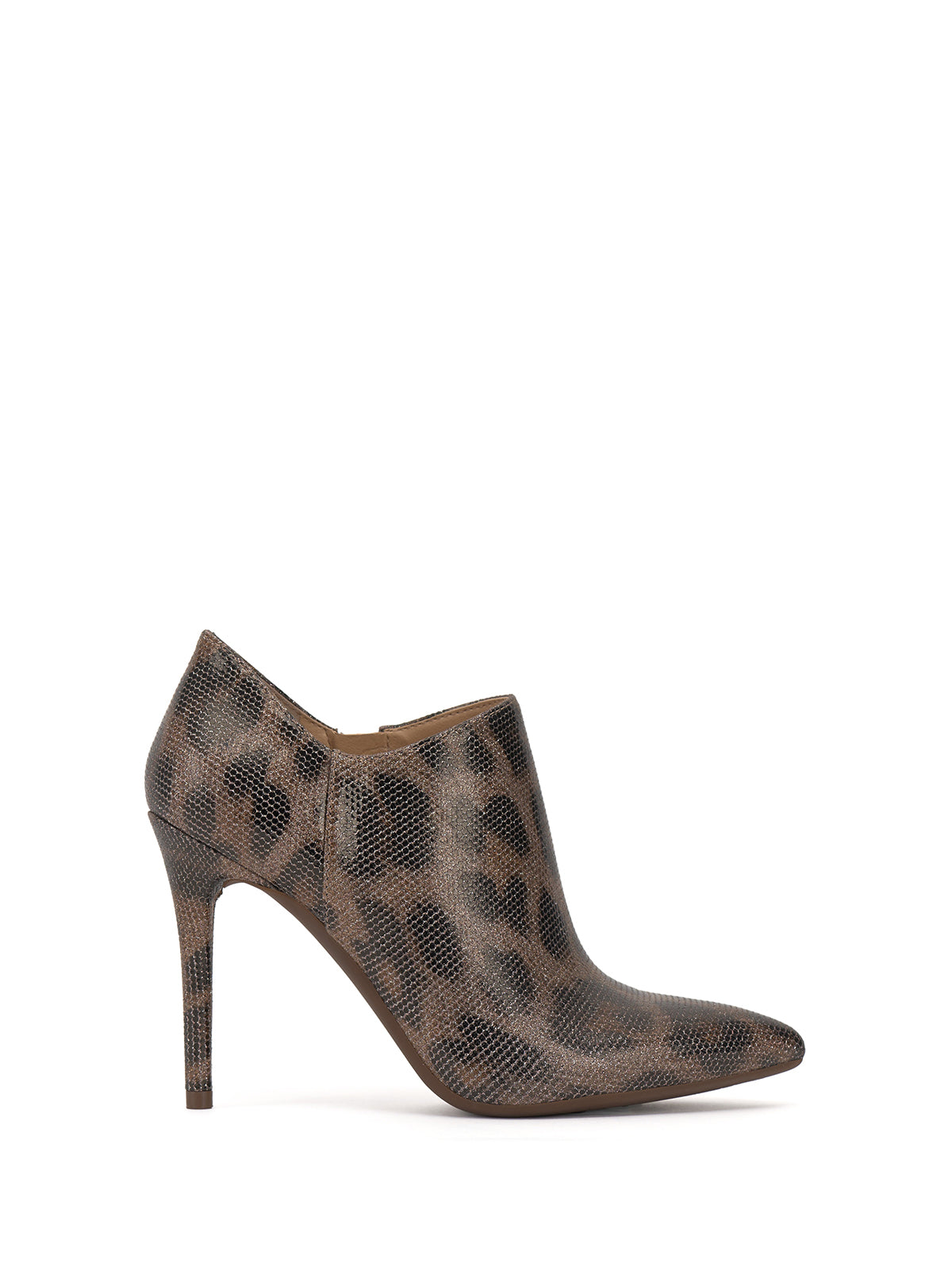 Image of Luela High Heel Bootie in Light Bronze