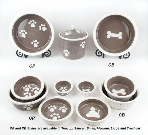 PetWare Pottery Ceramic Pet Bowls
