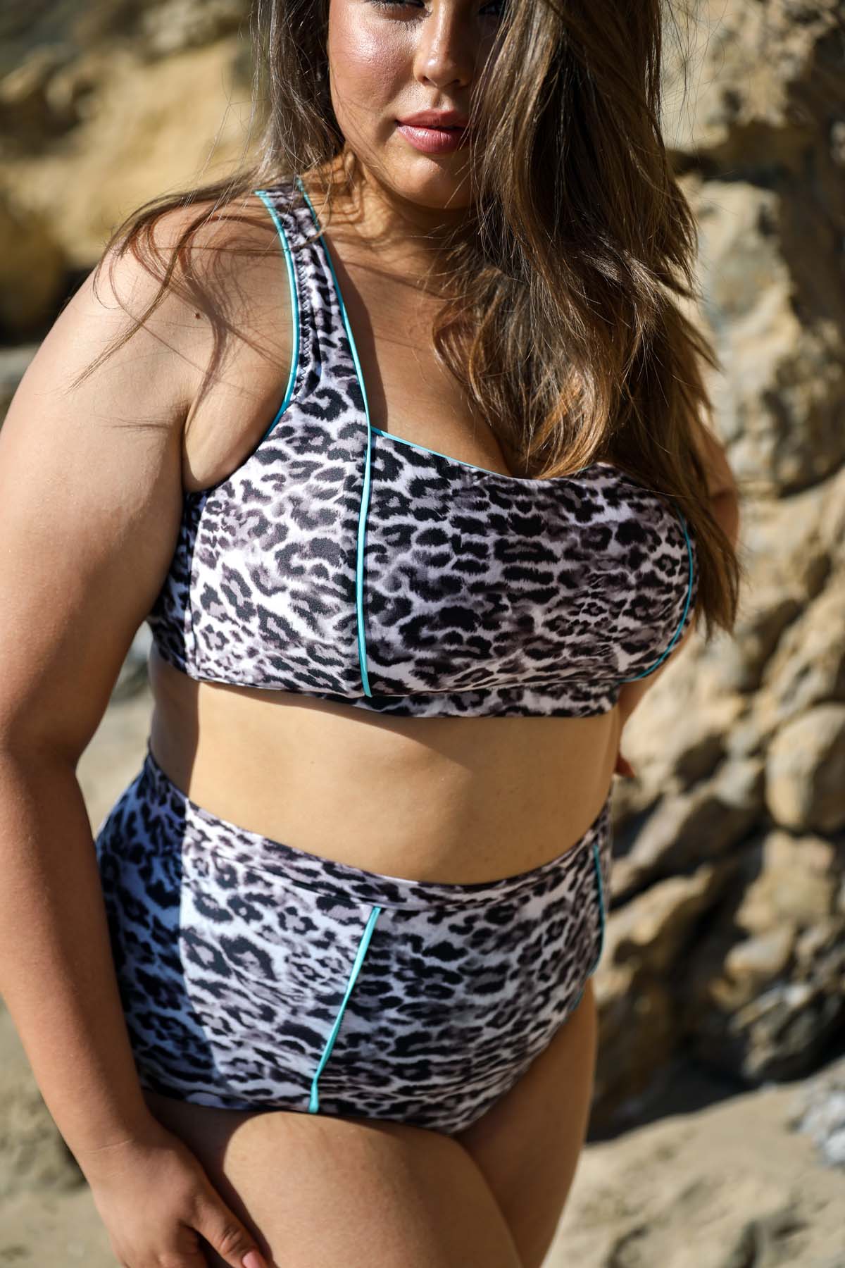 becca leopard swim