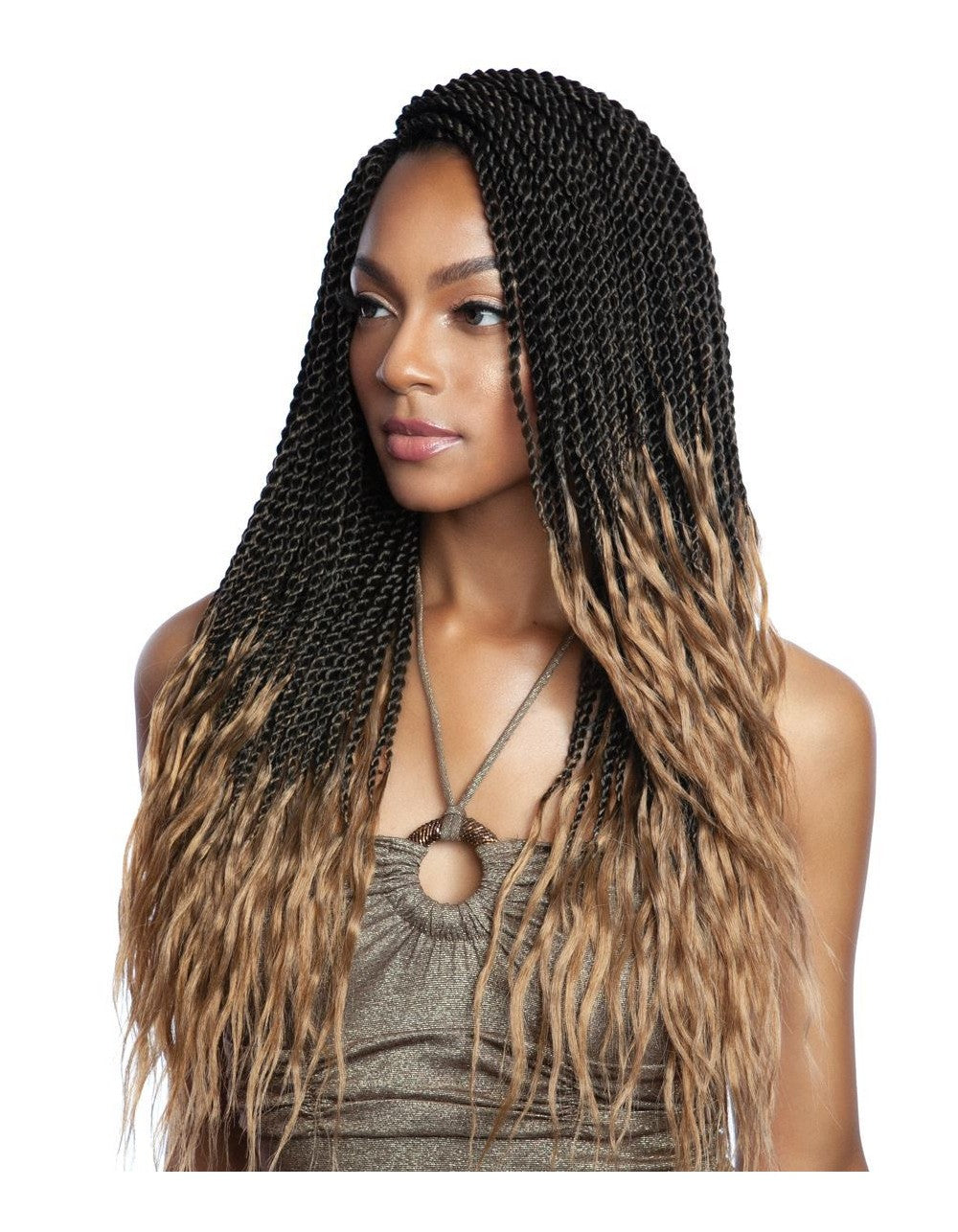 B0BBIBOSS - BOMBA BOX BRAID CURLY TIPS 10 CROCHET BRAIDING HAIR