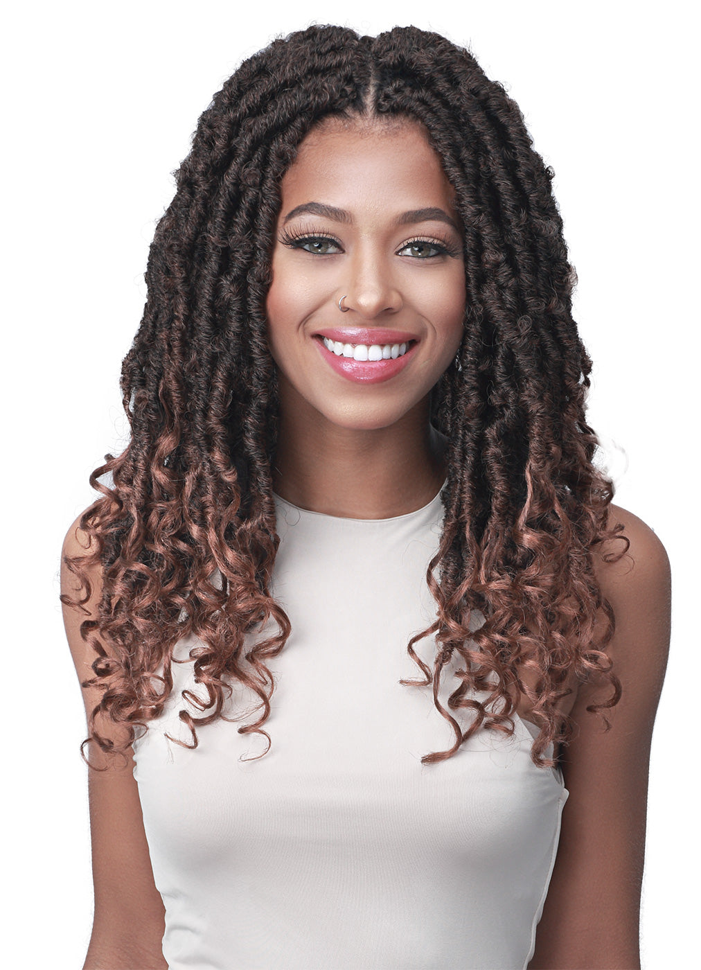 B0BBIBOSS - BOMBA BOX BRAID CURLY TIPS 10 CROCHET BRAIDING HAIR