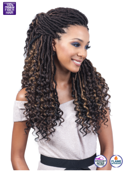 B0BBIBOSS - BOMBA BOX BRAID CURLY TIPS 10 CROCHET BRAIDING HAIR