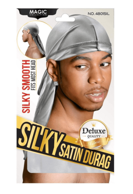 Dream Du-Rag Deluxe Smooth & Thick (3 Pack, Black)