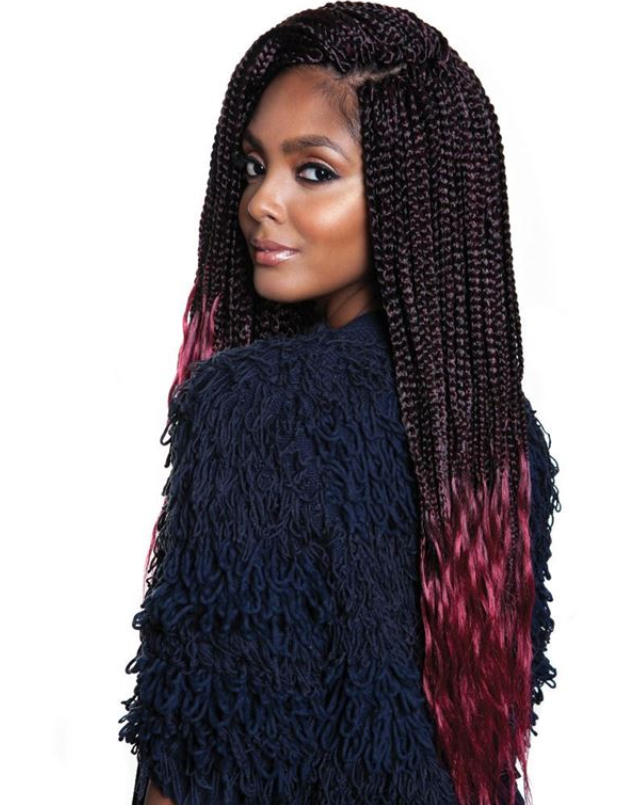 Virgo | Box Braid 14-30 inch | Pre-twisted Pre-Looped Crochet Synthetic Braiding Hair 18/7p / T27