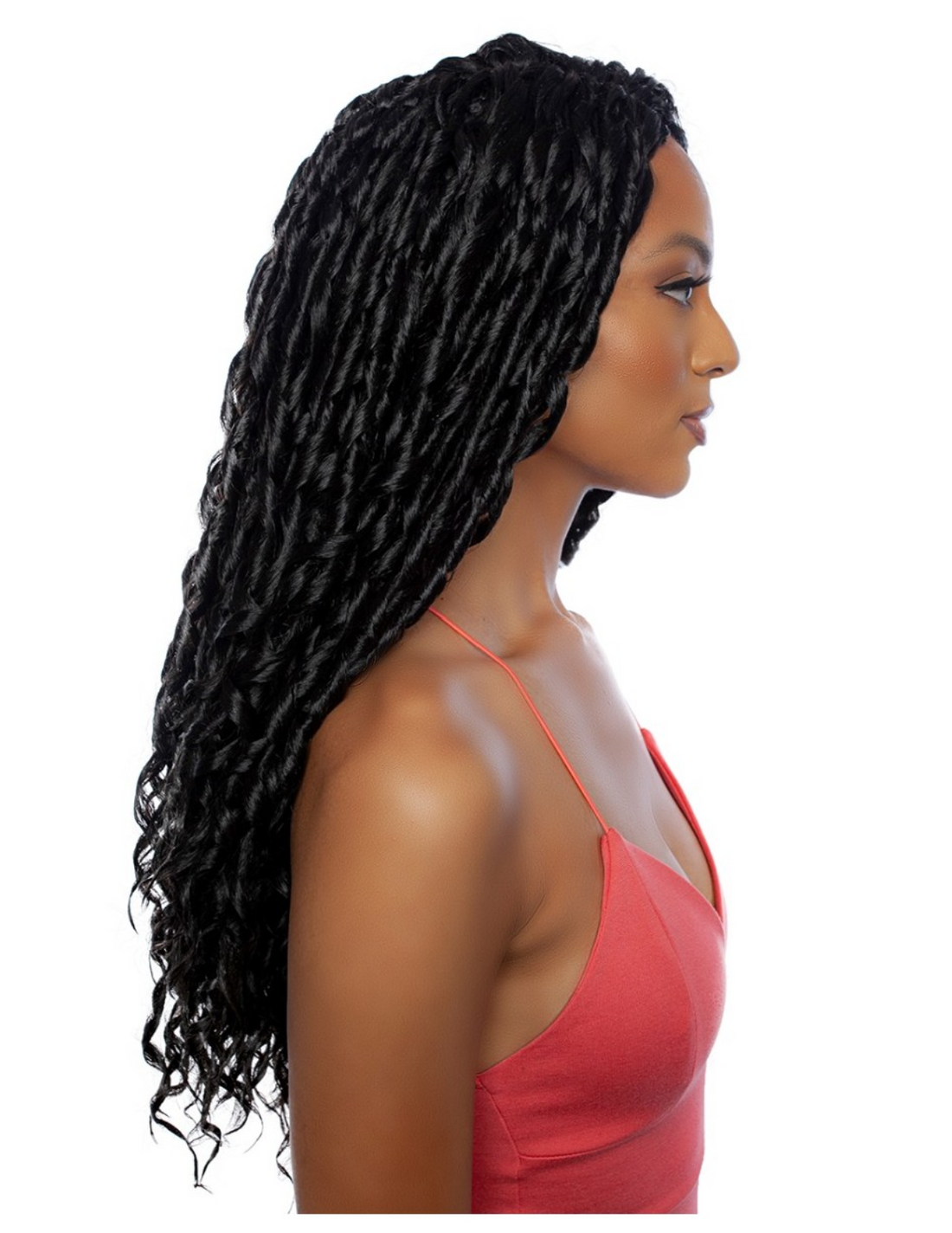 AFRI - CURLED FAUX LOCS 18 CROCHET BRAIDING HAIR – This Is It Hair World