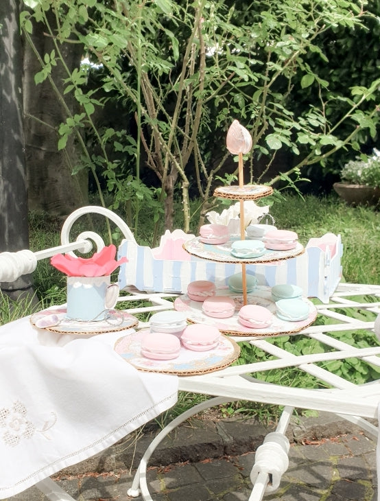 DIY tea party craft for children