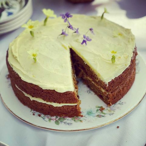 Charlotte and Burlington British carrot cake recipe  : family easy cooking ideas