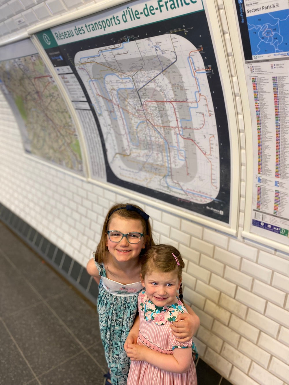 Visiting Paris as a family metro