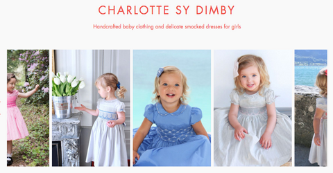 Babyccino kids boutique -timeless handmade smocked dresses Charlotte sy Dimby