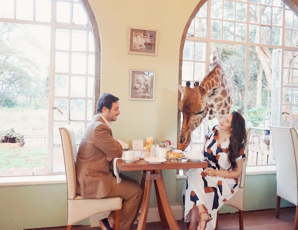 Honeymoon in Kenya - Giraffe Manor