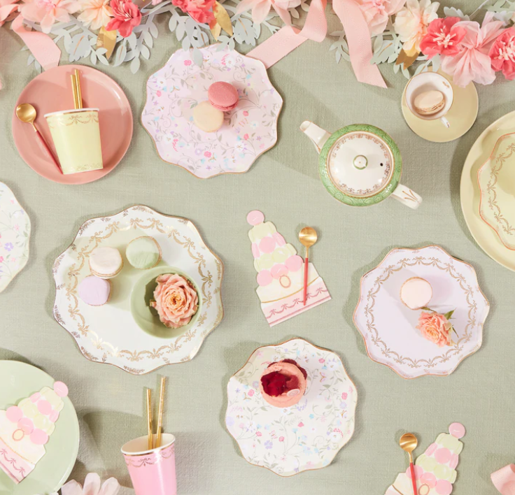 French inspired patisserie Laduree party decor