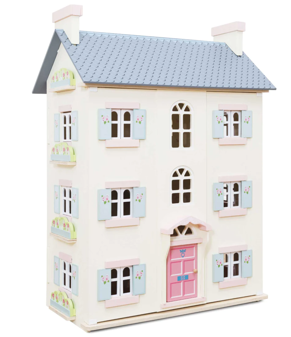 Wooden traditional doll house