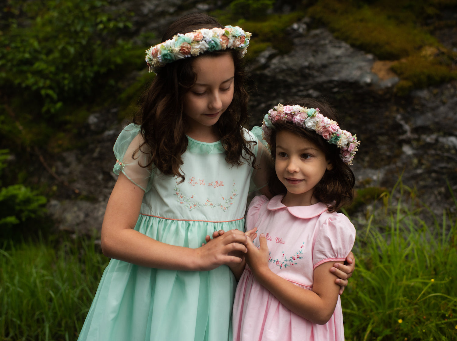 Handmade custom flower crowns for girls partywear