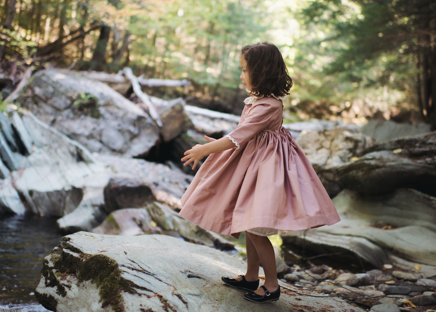 Twirling dress