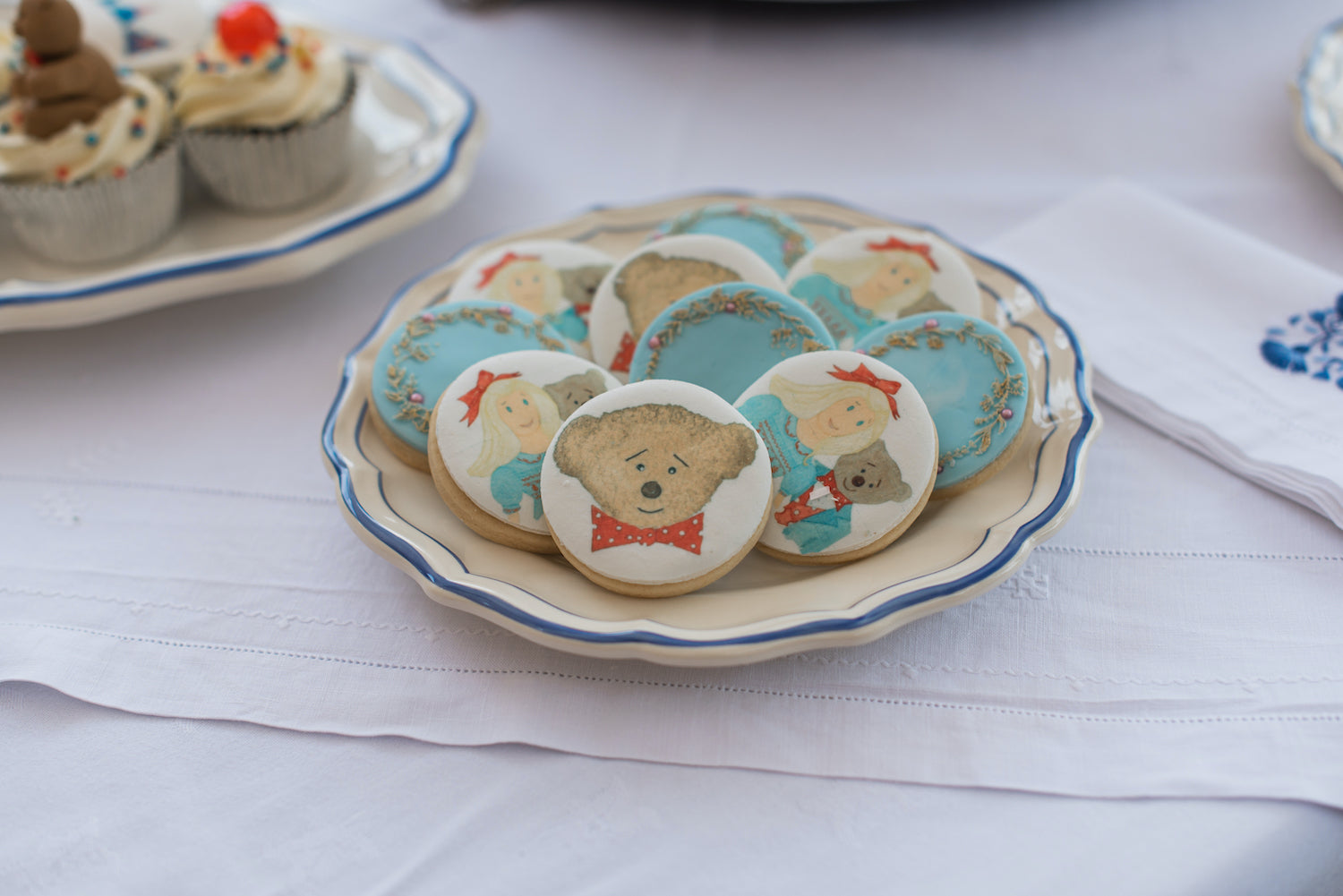 Charlotte and Burlington bear party biscuits