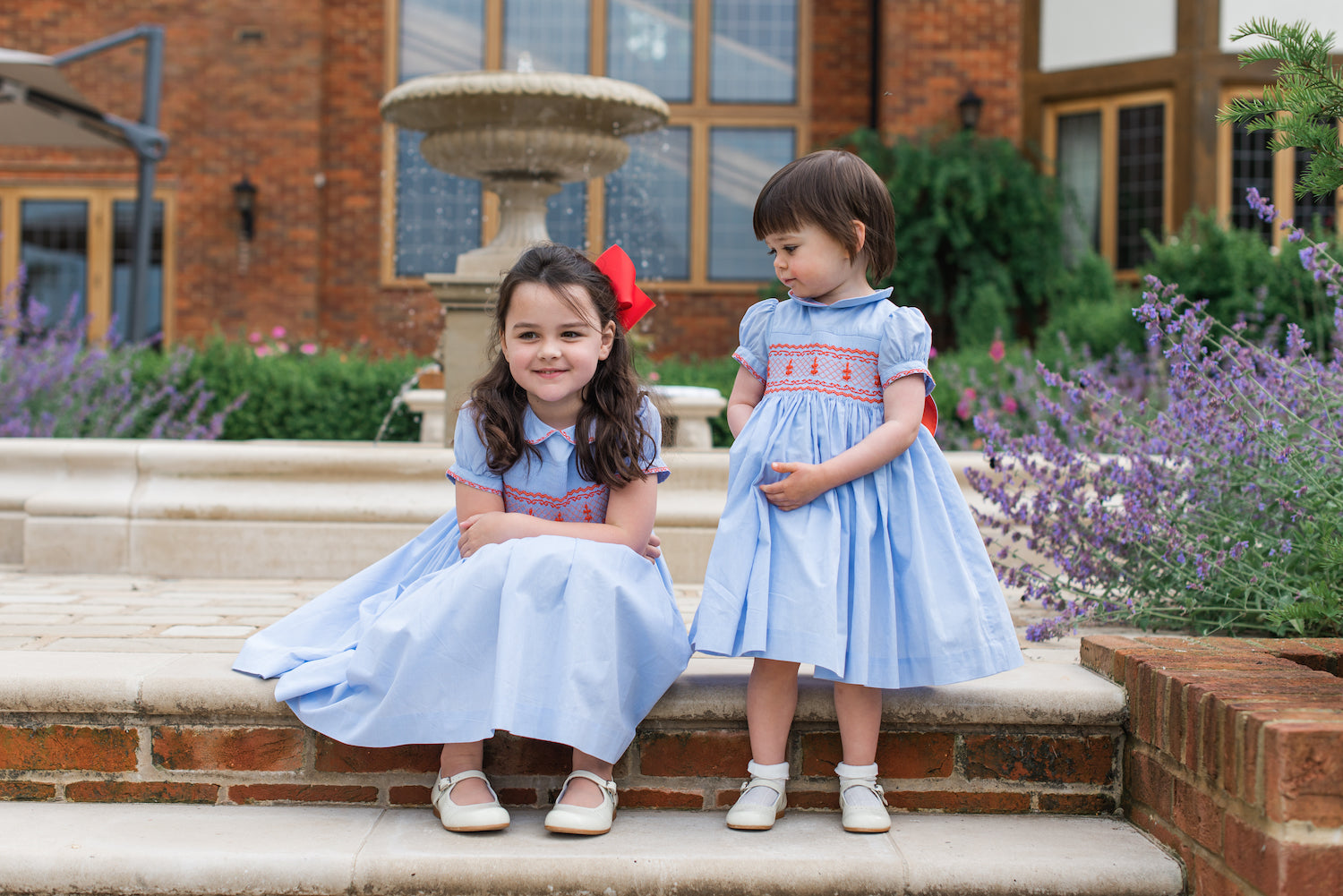 Princess Charlotte smocked dress