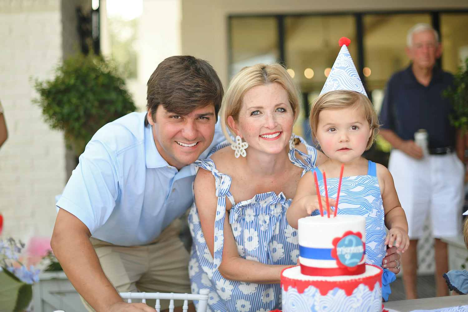 Celebrating with Caroline, mother of two from Louisiana