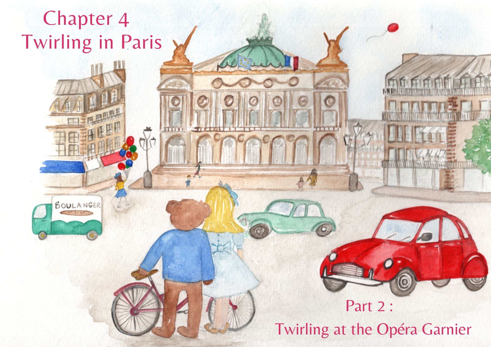 Charlotte and Burlington Opéra Garnier French and English bilingual audio book