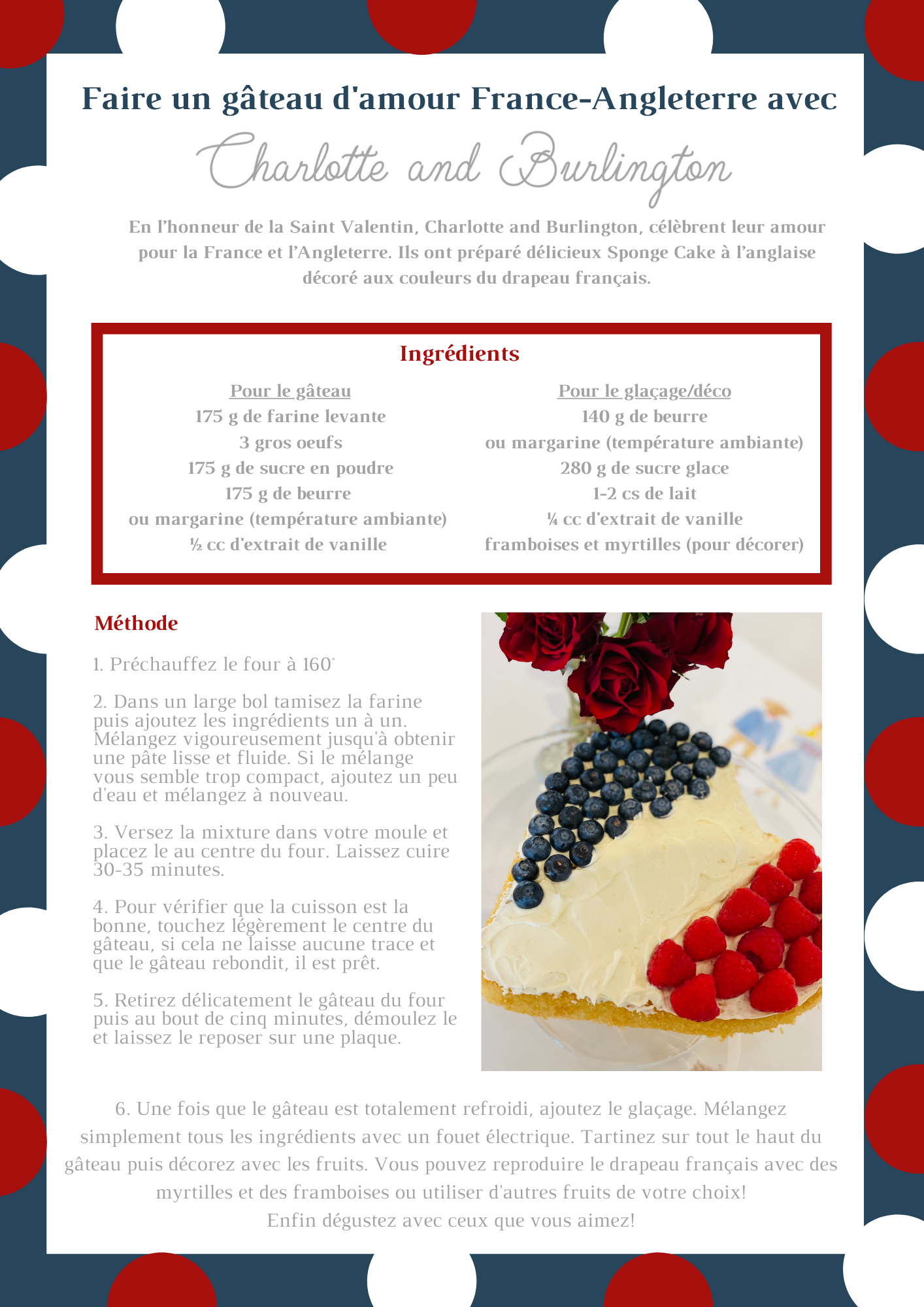 French cooking recipe for children