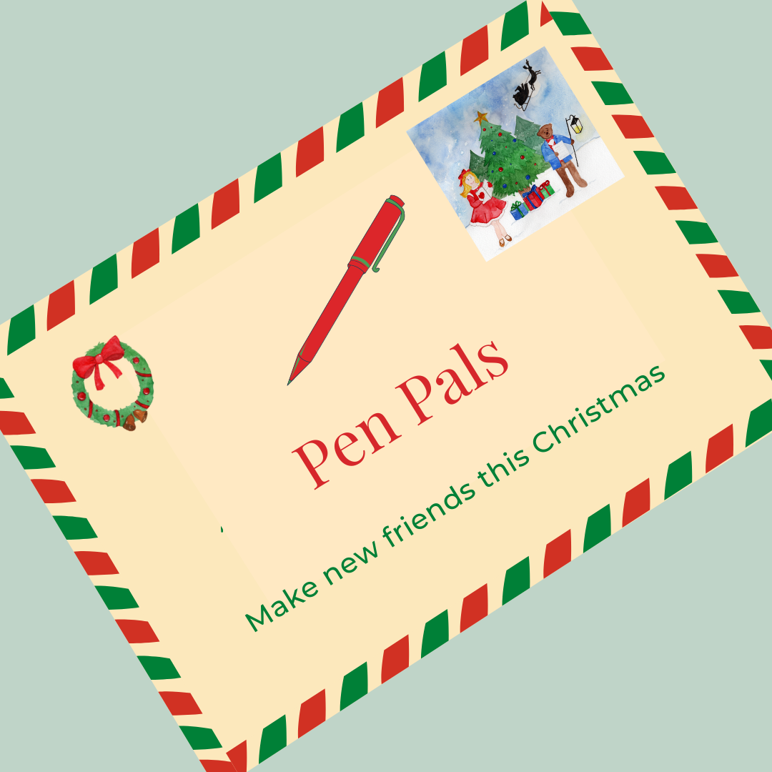 Christmas Pen Pal templates for children