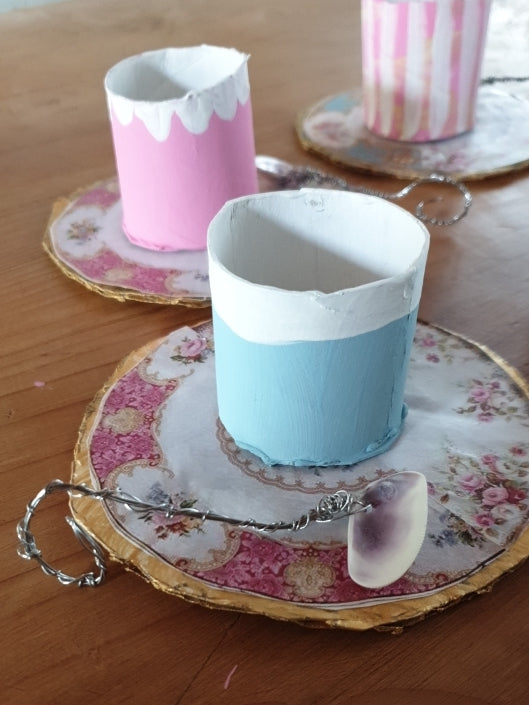 Afternoon tea party DIY craft for children - Birthday idea inspiration