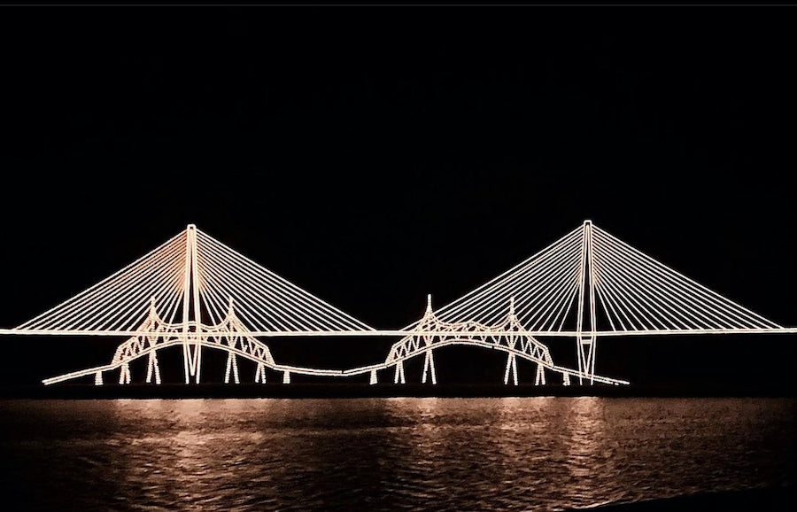 Ravenel Bridge[3] and the Cooper River Bridge