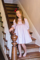 Rhytts in her Amandine Vintage smocks dress