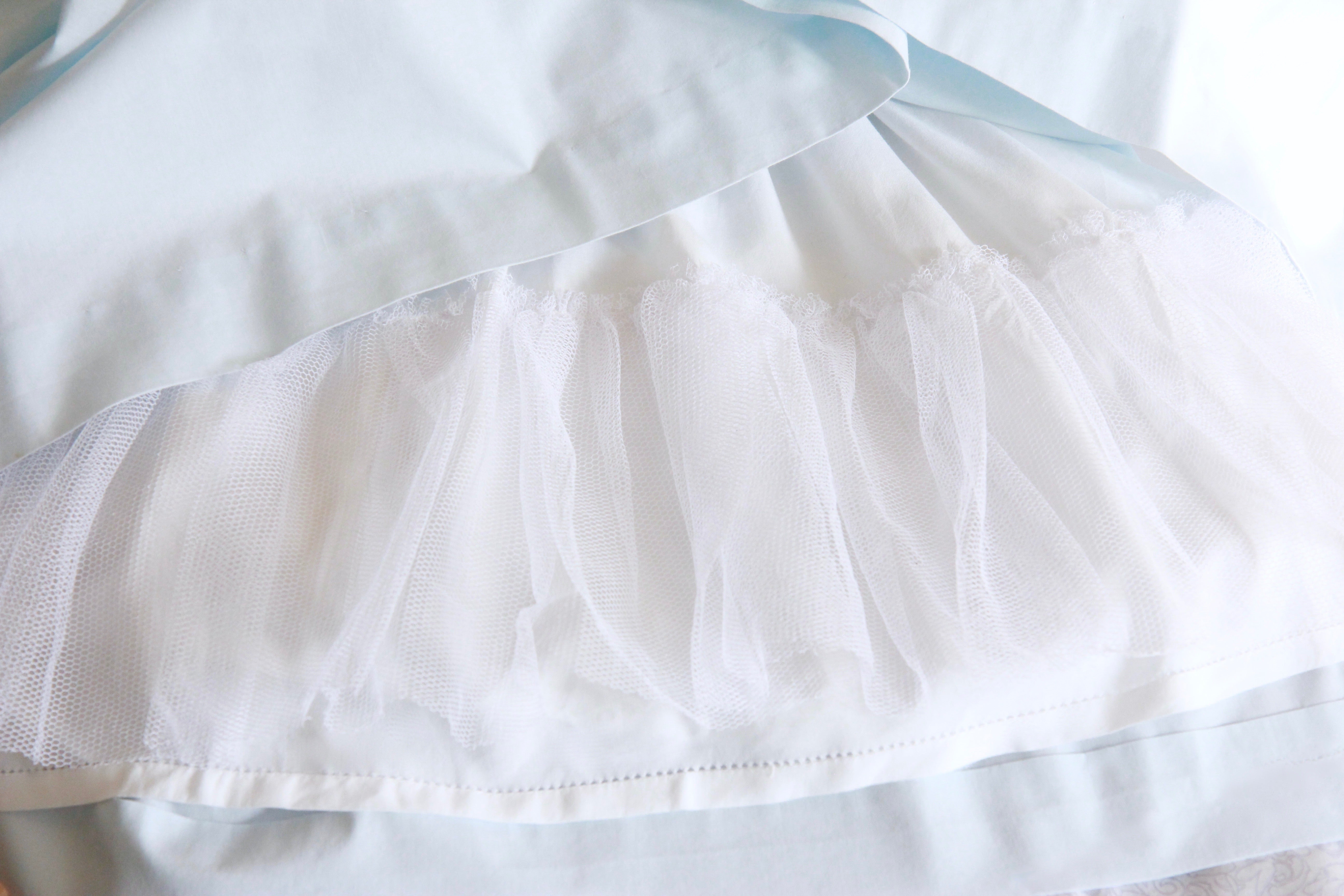 handmade Netti smocked dress lining with tulle Charlotte sy Dimby