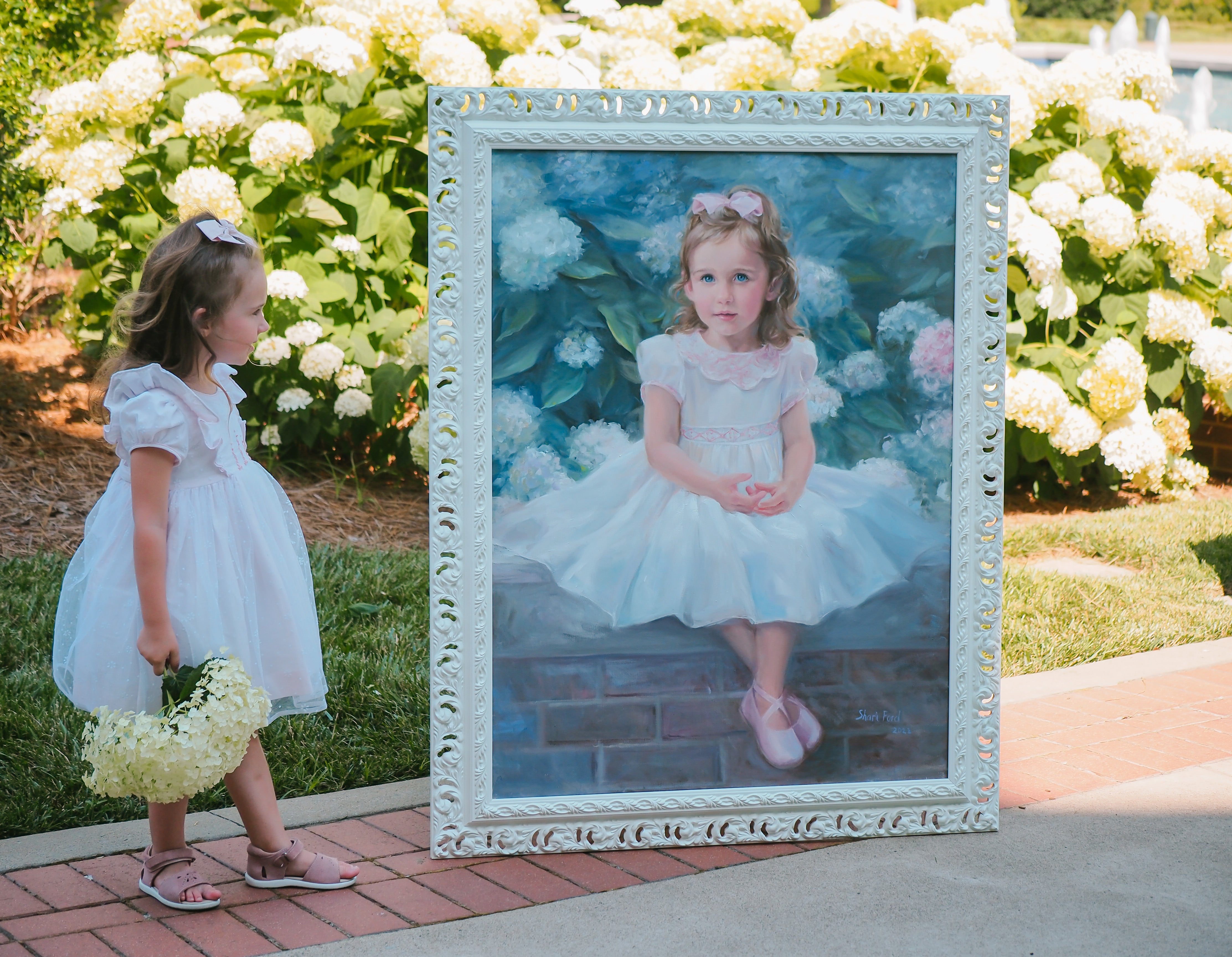 Children's portrait delivery a special moment Charlotte sy Dimby