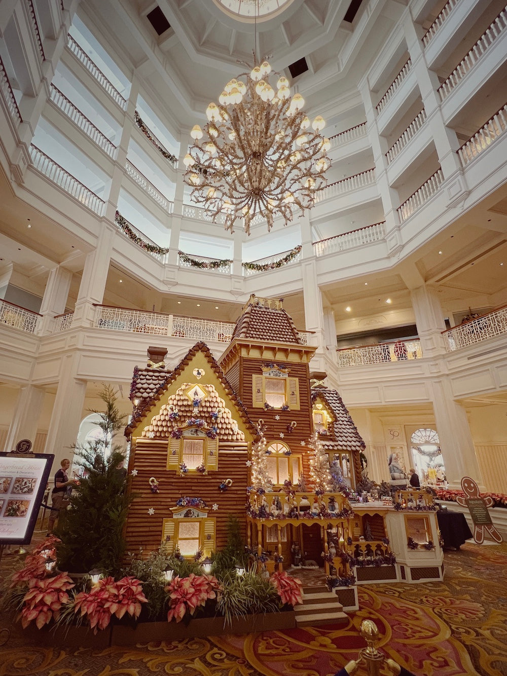 Celebrating the magic of Christmas around the world - Family holiday traditions in Mount Dora Florida Walt Disney Gingerbread house