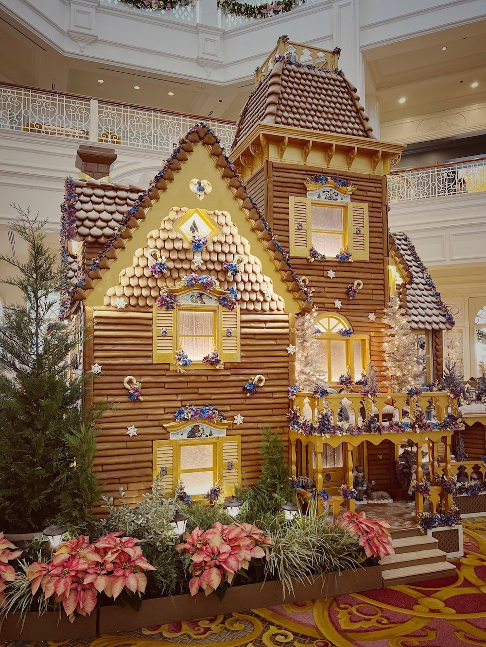 Walt Disney World Life Size Gingerbread House, located within The Grand Floridian Resort.