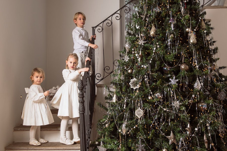 Traditional Christmas in Italy with children