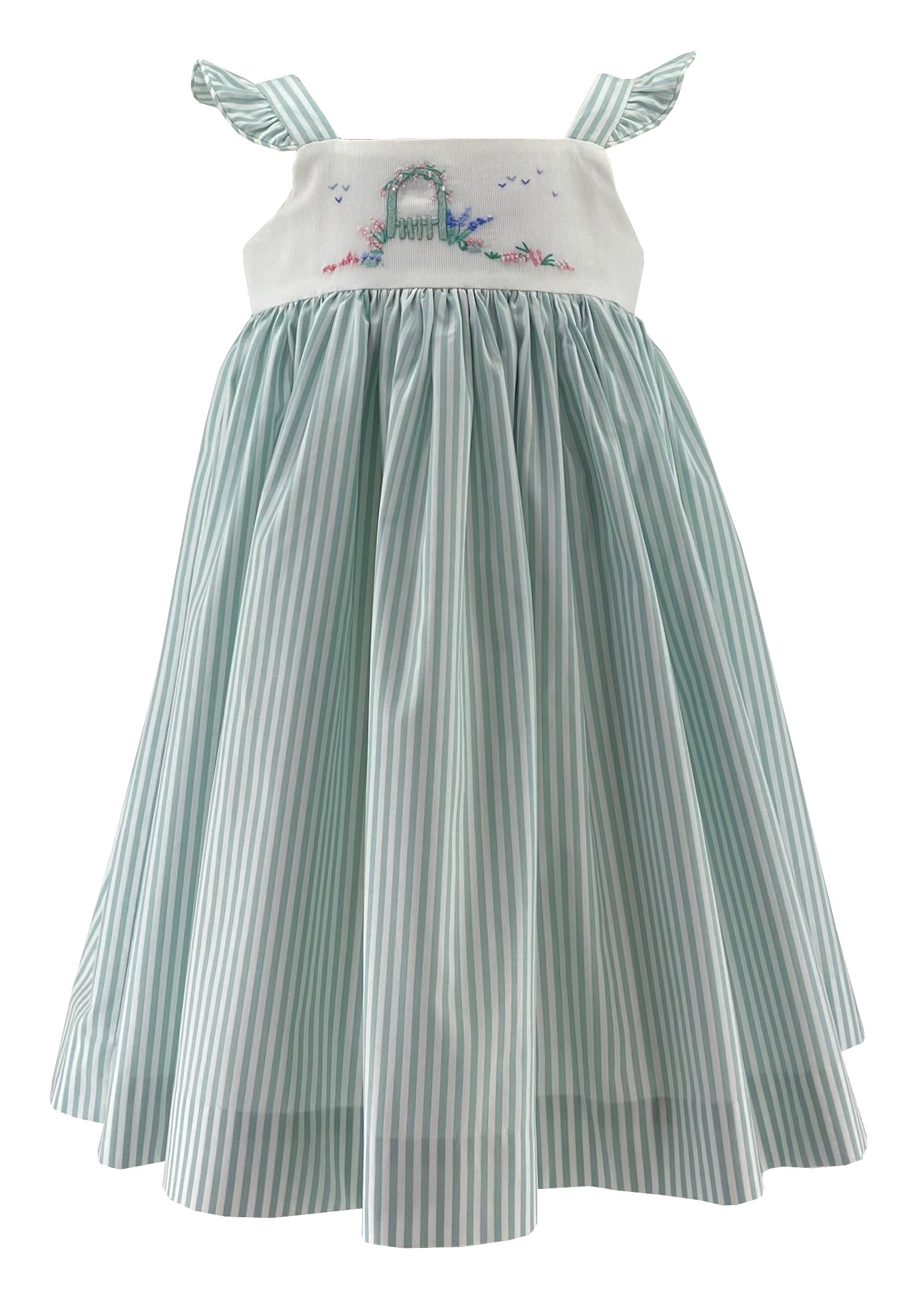 Summer stripes arbor dress