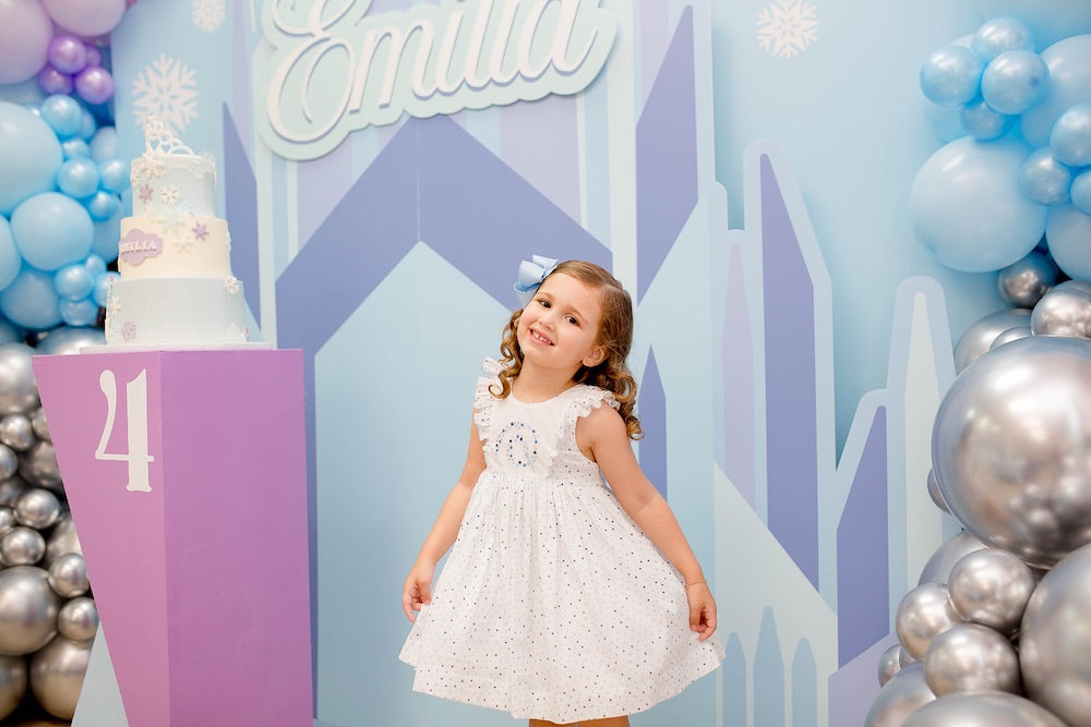 Frozen elsa princess birthday party ideas and inspiration sweet girly whimsical children's celebration dress