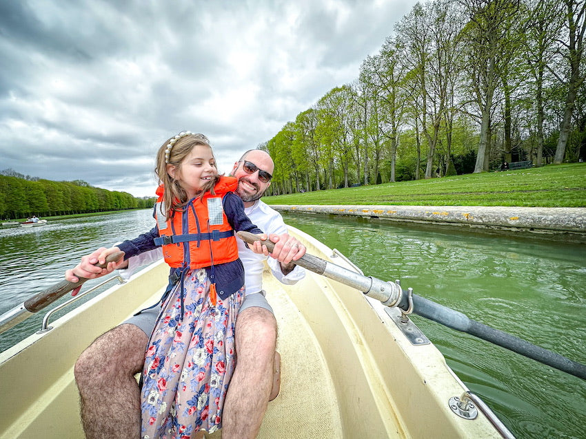 Family trip to Paris kid friendly places to visit tips and advice for visiting with children where to shop what to see Versailles rowing boats