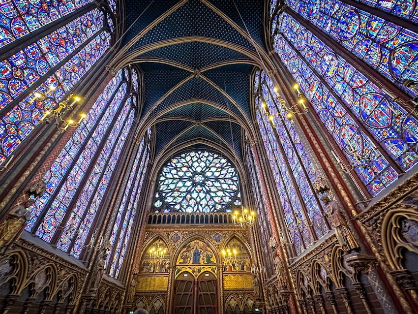 Sainte Chapelle Family trip to Paris kid friendly places to visit tips and advice for visiting with children where to shop what to see