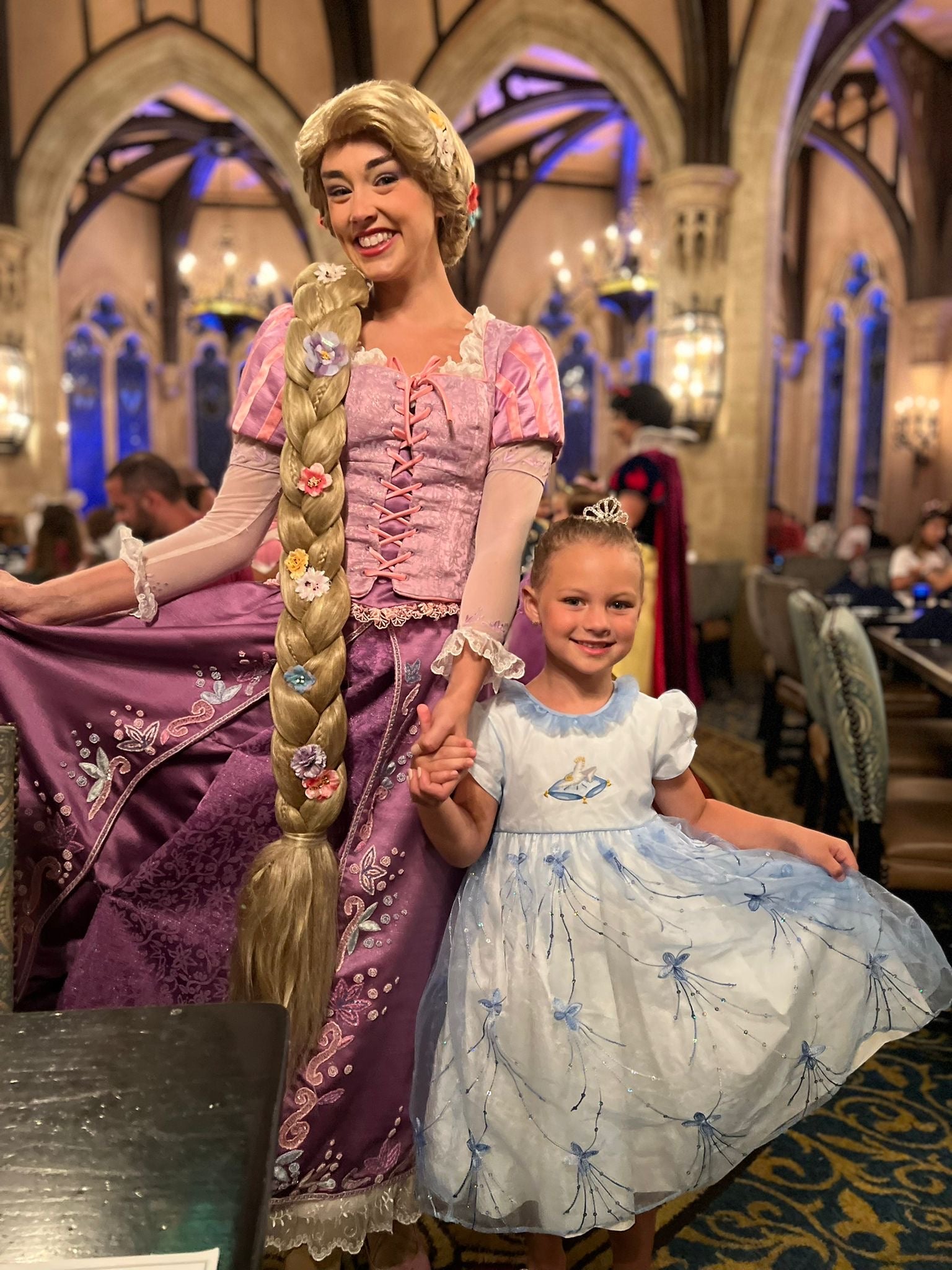 Cinderella royal's table disney world family trip what to wear princess dress tips and advice for family