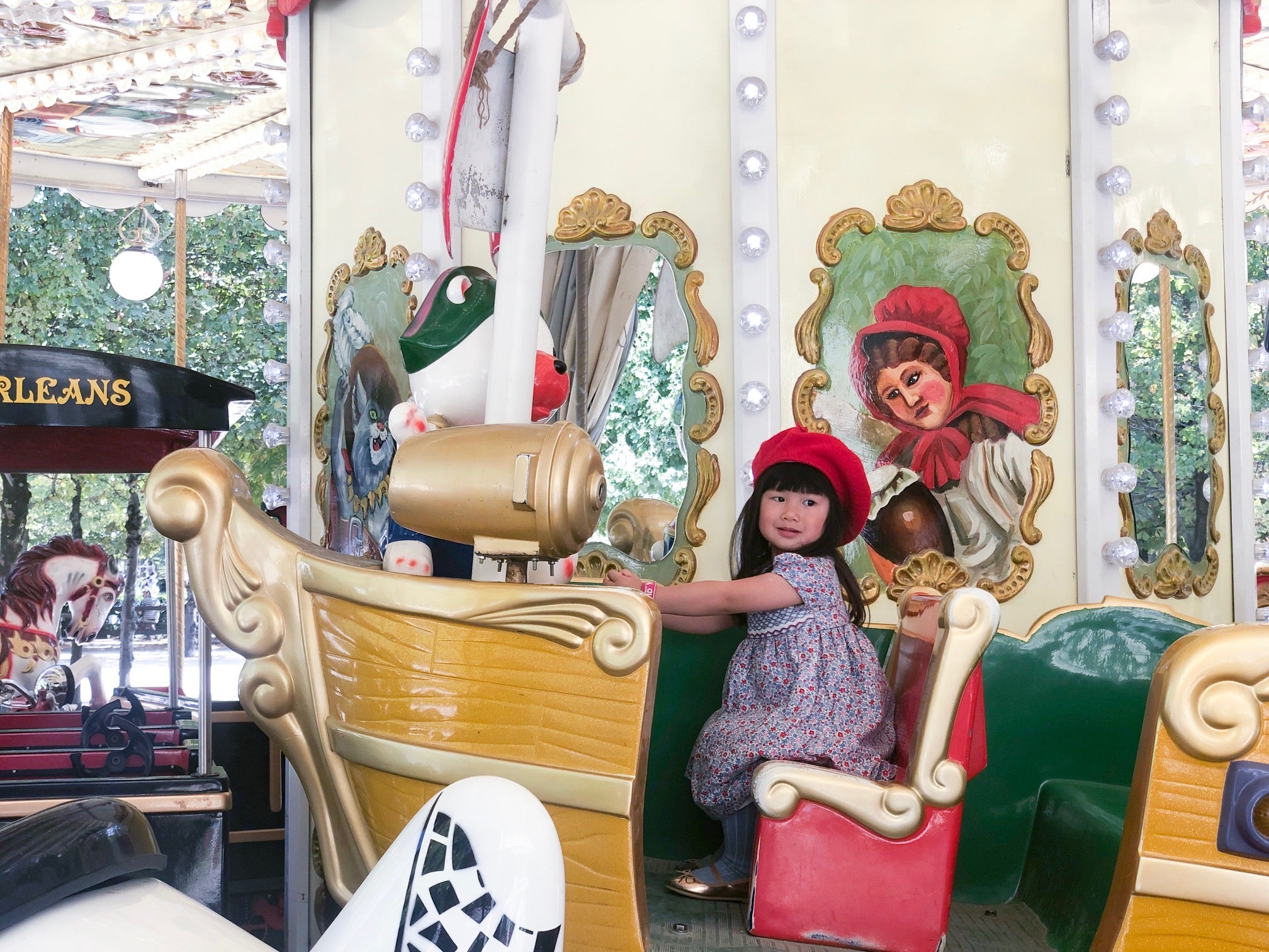 Paris through the eyes of a child Carousel Parc Monceau