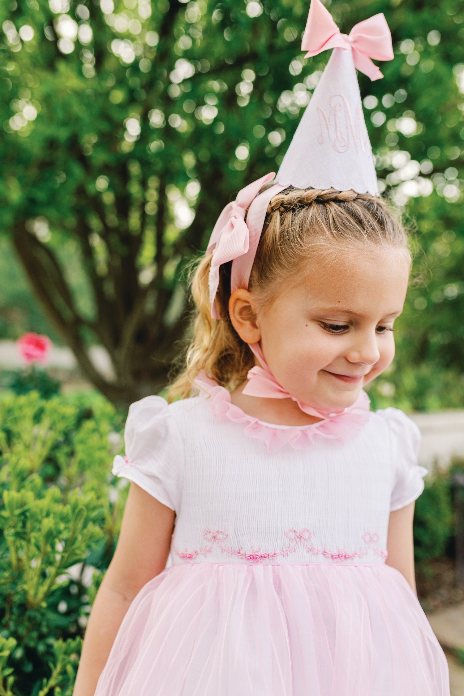 Charlotte sy Dimby pink bow pearl party dress and inspiration for children little princess