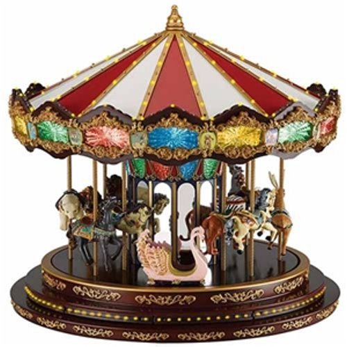 Children's miniature carousel music boxes - sweet nursery decor