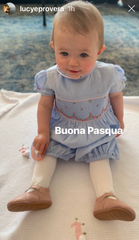 Handmade charlotte sy dimby smocked rompers bubble baby roseraie happy child easter in italy 